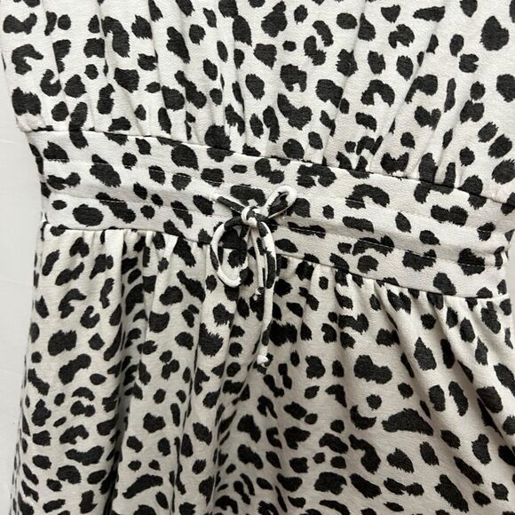💎 Susina Leopard Print Fit & Flare Asymmetrical Dress - Picture 6 of 9